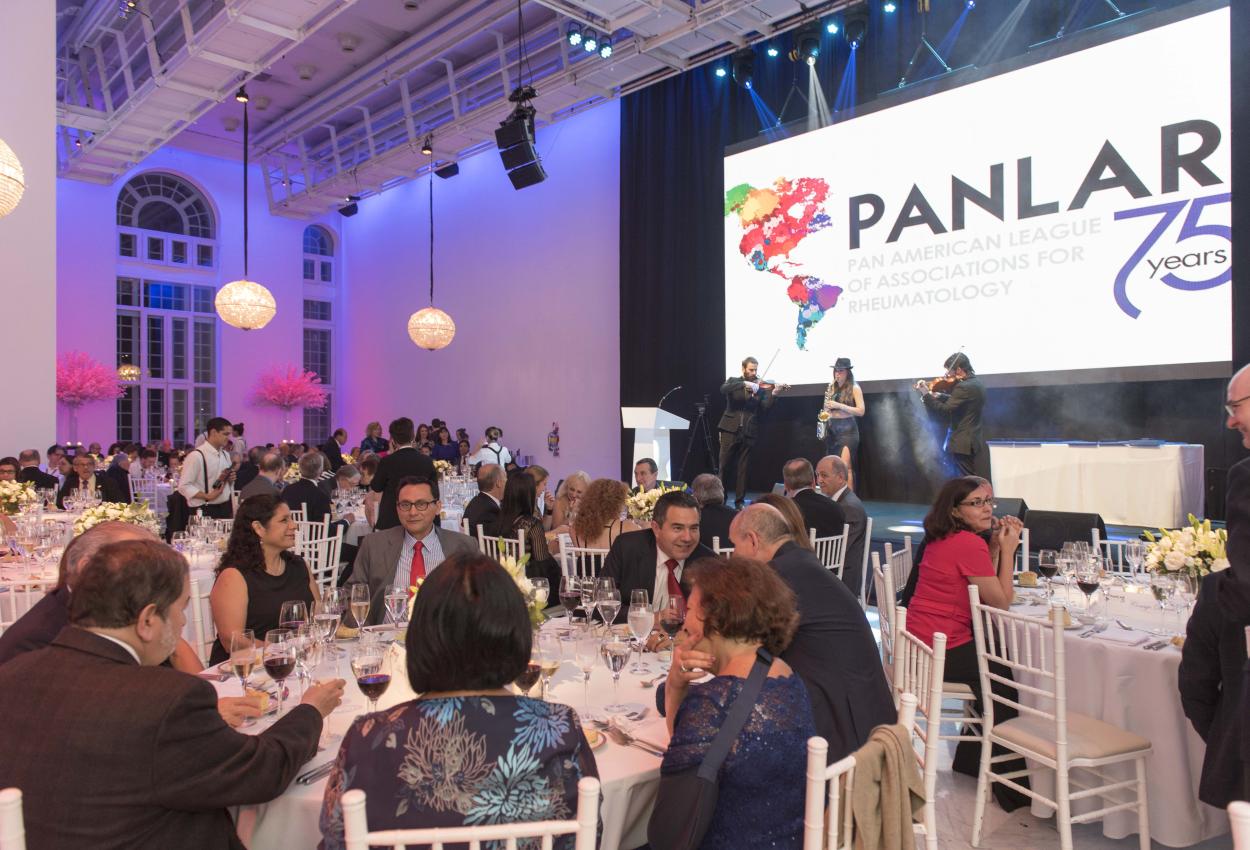 Ceremonia de los 75 a#os de PANLAR 