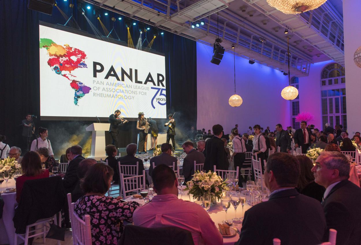 Ceremonia de los 75 a#os de PANLAR 