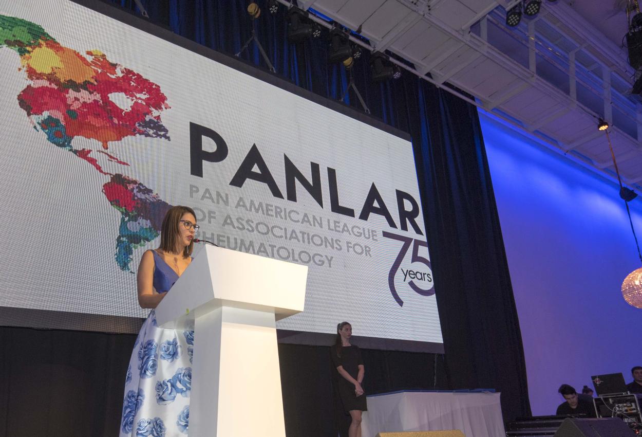 Ceremonia de los 75 a#os de PANLAR 