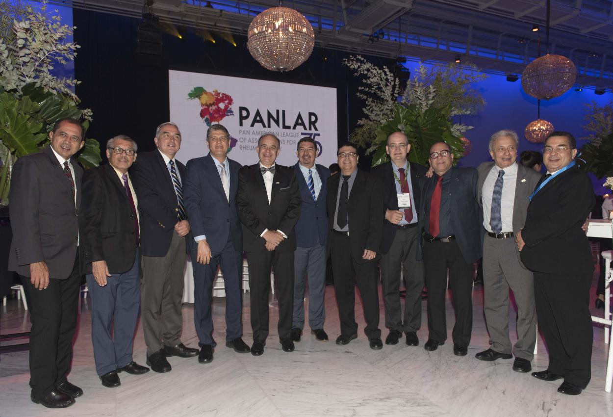 Ceremonia de los 75 a#os de PANLAR 