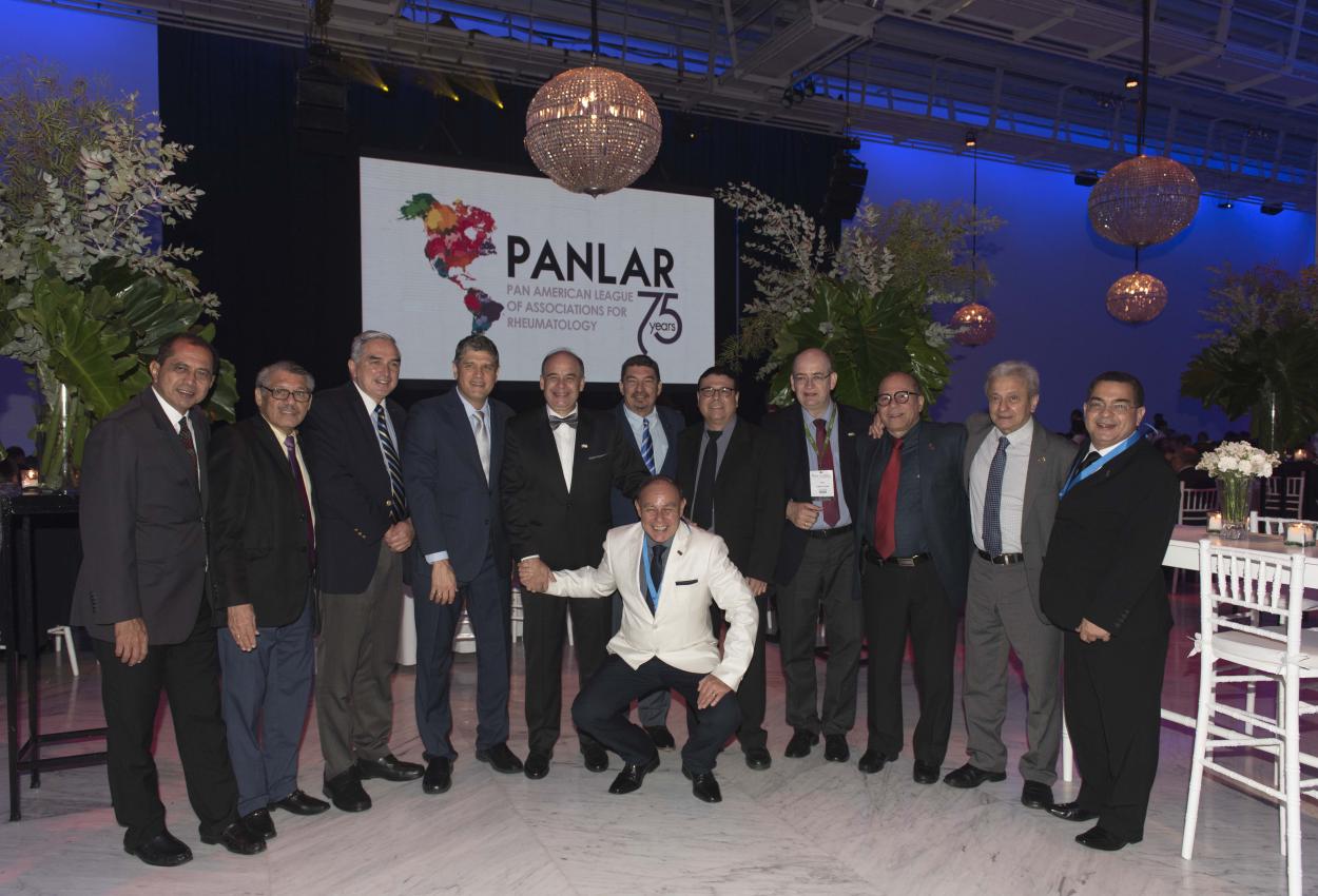 Ceremonia de los 75 a#os de PANLAR 