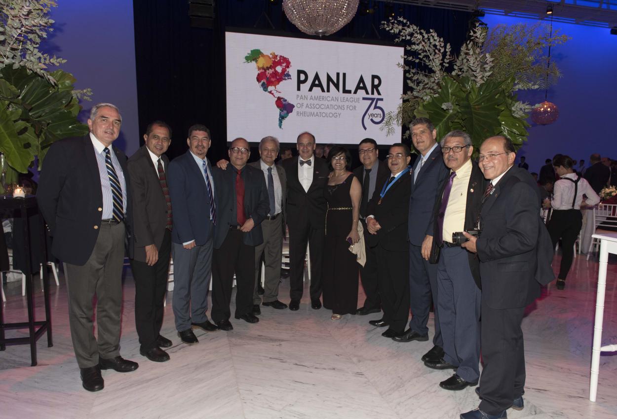 Ceremonia de los 75 a#os de PANLAR 